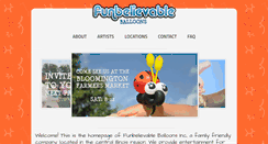 Desktop Screenshot of funbelievableballoons.com